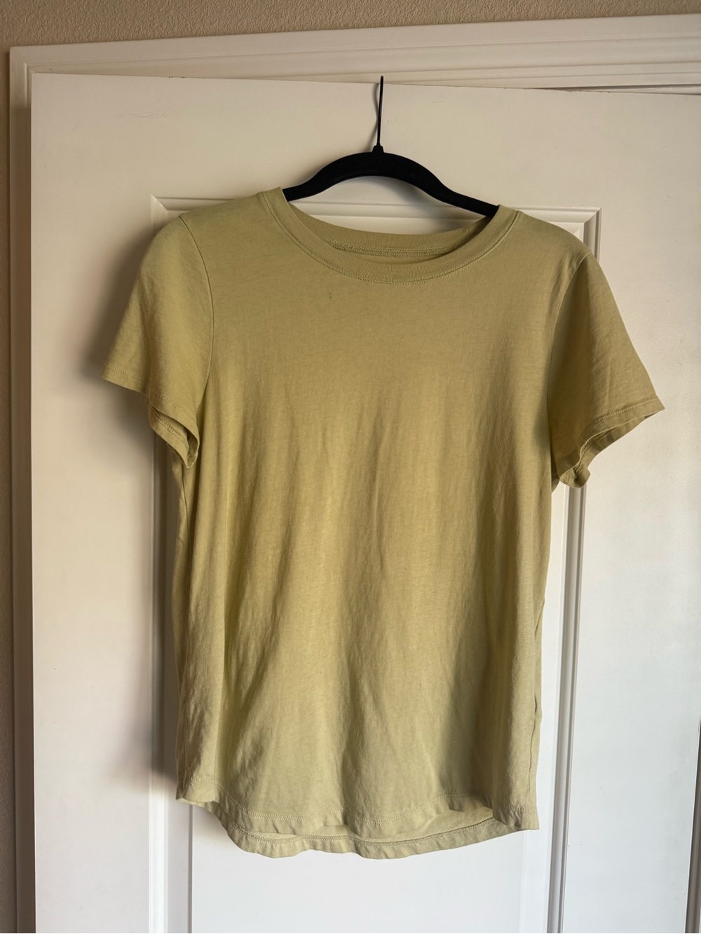 Madewell Softfade Cotton Crewneck Tee in Olive